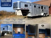 1995 Featherlite Trailers 8546 Gooseneck Horse Trailer — 照片 1