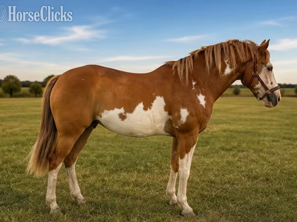 Hing, American paint horse