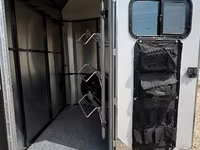 2027 Maverick Trailers 2027 Maverick HS 2 Horse Aluminum & Steel 2400 lbs empty Bumper Pull Horse Trailer — photo 4